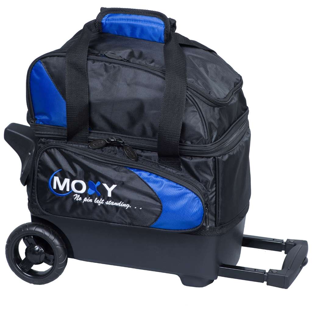 Ebonite Transport 1 Ball Roller Blue Bowling Bag with Wheels 5 Year Warranty 