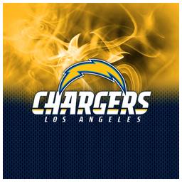 Los Angeles Chargers NFL On Fire Towel