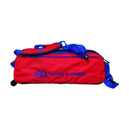 Vise Clear Top 3 Ball Tote Roller Bowling Bag - Red/Blue