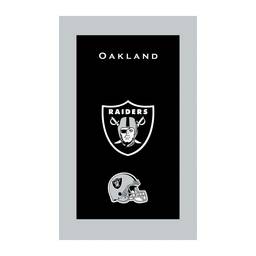 Oakland Raiders NFL Licensed Towel by KR