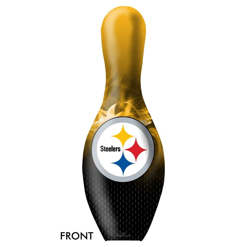 Pittsburgh Steelers NFL On Fire Bowling Pin