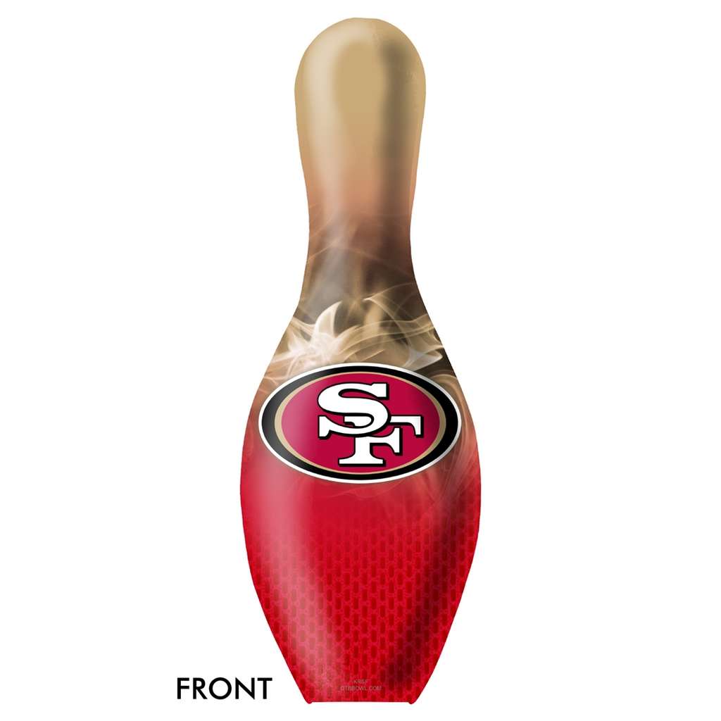 San Francisco NFL On Fire Bowling Pin 