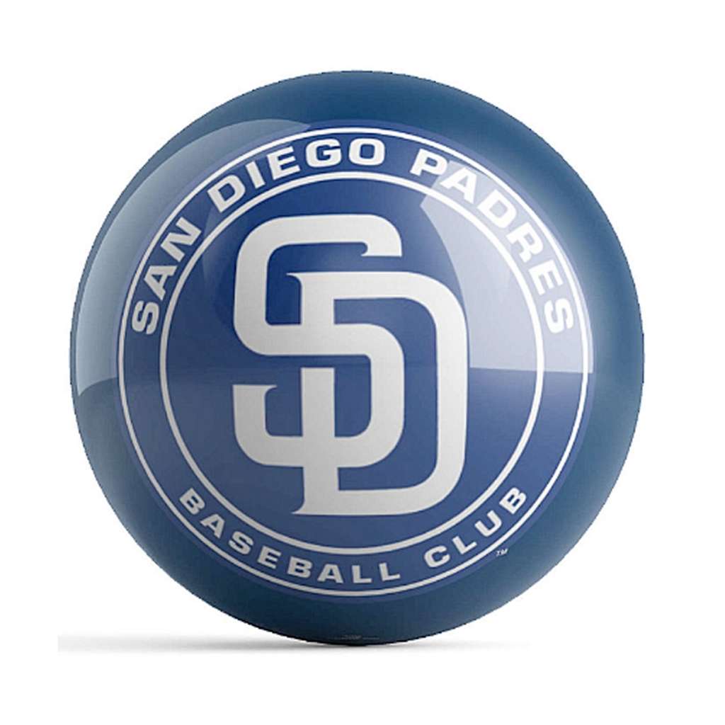 MLB Logo Bowling Ball - San Diego Padres