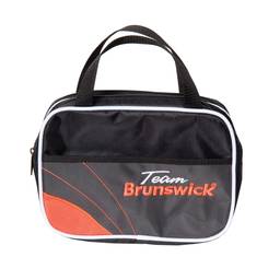 Team Brunswick Bowling Accessory Bag- Slate/Orange
