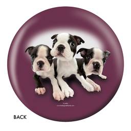 The Dog and Friends Bowling Ball- Boston Terrier