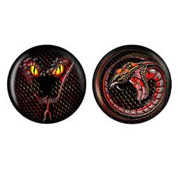 Brunswick Snake Glow PRE-DRILLED Viz-A-Ball Bowling Ball
