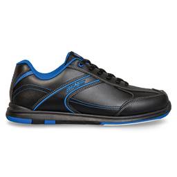 KR Strikeforce Mens Flyer Bowling Shoes- Black/Magenta Blue Wide