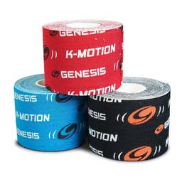 Genesis K-Motion Tape with Copper Infuzion- 3 Color UNCUT Pack