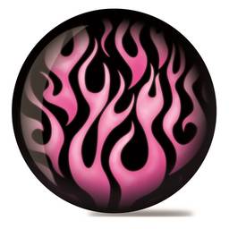 Brunswick Pink Flame Viz-A-Ball Bowling Ball