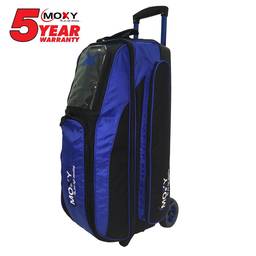 Moxy Blade Triple Roller Bowling Bag- Royal/Black