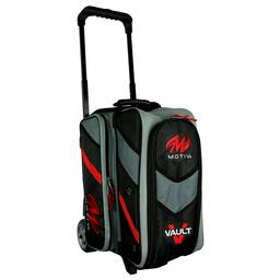 Motiv Vault 2 Ball Roller Bowling Bag- Black