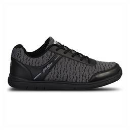 KR Strikeforce Mens Flyer Mesh Bowling Shoes- Black/Steel