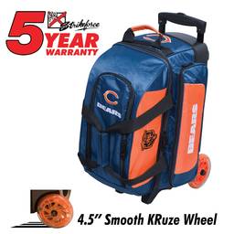 Chicago Bears 2 Ball Roller Bowling Bag