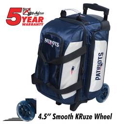 New England Patriots 2 Ball Roller Bowling Bag