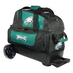 Philadelphia Eagles 2 Ball Roller Bowling Bag