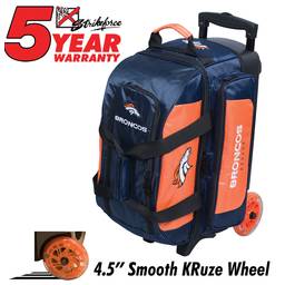 Denver Broncos Double Roller Bowling Bag