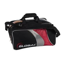 900 Global 2 Ball Travel Tote Black/Red/Silver