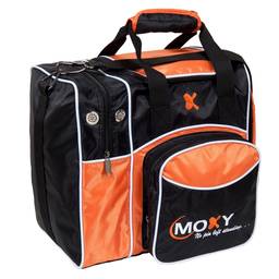 Moxy Candlepin Deluxe Tote Bowling Bag- Orange/Black