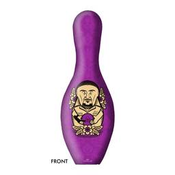 Artist Bill Green - Big Lebowski Purple Jesus Bowling Pin