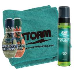 Storm Bowling Ball 3 Reacta Cleaner Package with Towel
