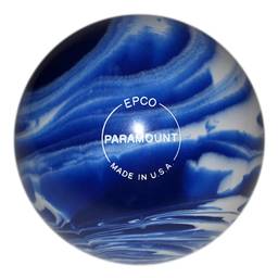 Duckpin Paramount Marbleized Bowling Ball 4 3/4"- Blue/White