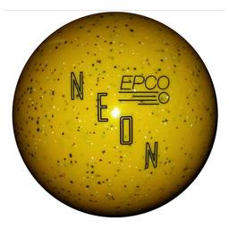 Duckpin EPCO Neon Speckled Bowling Ball 4 3/4"- Yellow