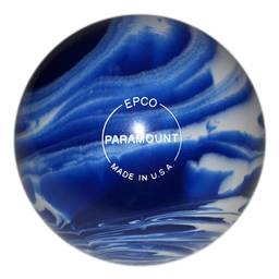 Duckpin Paramount Marbleized Bowling Ball 5"- Blue/White