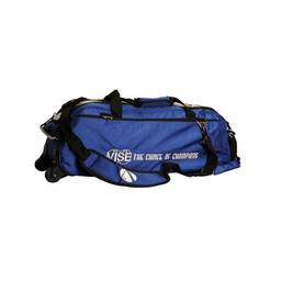 Vise Clear Top 3 Ball Roller Bowling Bag- Blue