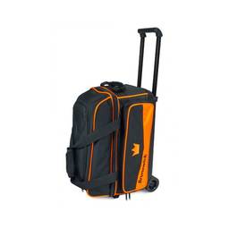 Brunswick Zone Double Roller Bowling Bag - Orange