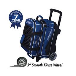 KR Strikeforce Royal Flush Double Roller Bowling Bag - Royal