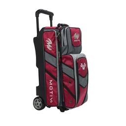 Motiv Vault 3 Ball Roller Bowling Bag- Red