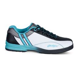 KR Strikeforce Ladies Right Hand Starr Performance Bowling Shoes Wide - White/Black/Teal