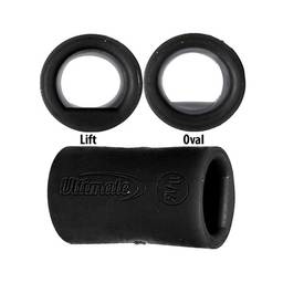 Ultimate Bowling JR Tour Lift Oval Sticky Finger Insert- Black - Pack of 10