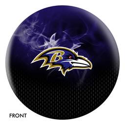 Baltimore Ravens NFL On Fire Bowling Ball