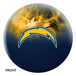 Los Angeles Chargers NFL On Fire Bowling Ball