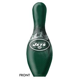 New York Jets NFL On Fire Bowling Pin