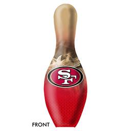 San Francisco NFL On Fire Bowling Pin