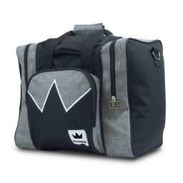 Brunswick Edge Single Tote Bowling Bag- Grey/Black