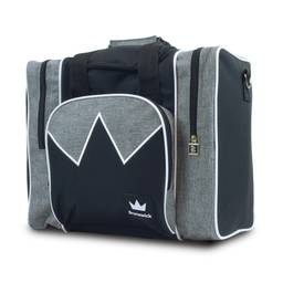 Brunswick Edge Single Tote Bowling Bag- Grey/White