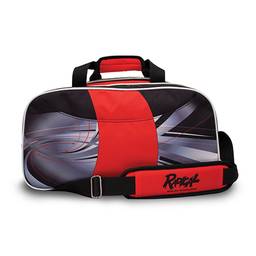 Radical Double Tote Bowling Bag w/ Pouch Dye-Sublimated- Black/Red
