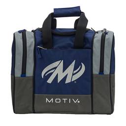 Motiv Shock Single Deluxe Tote Bowling Bag- Navy