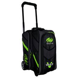 Motiv Vault 2 Ball Roller Bowling Bag- Grey/Lime