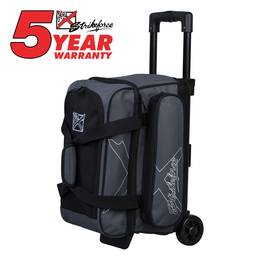 KR Hybrid Double Roller Bowling Bag- Charcoal