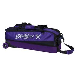 KR Strikeforce Fast Slim Triple Bowling Bag- Purple