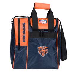 NFL Chicago Bears Single Bowling Ball Tote Bag- Orange/Blue