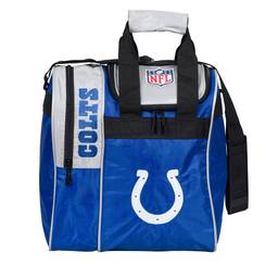 NFL Indianapolis Colts Single Bowling Ball Tote Bag- Blue/Silver