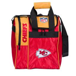 NFL Kansas City Chiefs Single Bowling Ball Tote Bag- Red/Yellow