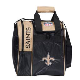 NFL New Orleans Saints Single Bowling Ball Tote Bag- Black/Gold