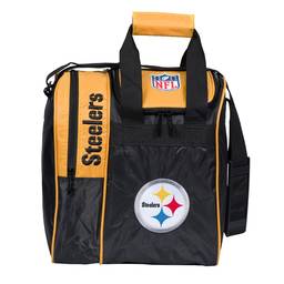 NFL Pittsburgh Steelers Single Bowling Ball Tote Bag- Yellow/Black