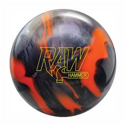 Hammer Raw Bowling Ball - Orange/Black